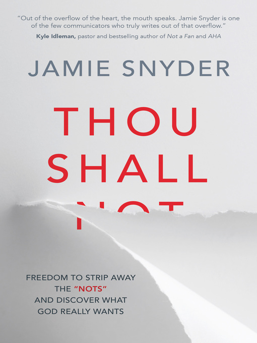 Title details for Thou Shall by Jamie Snyder - Available